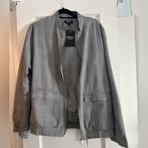 Boohoo Man Checkered Jacket